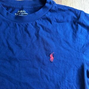 Polo by Ralph Lauren Boys Navy Blue Tee